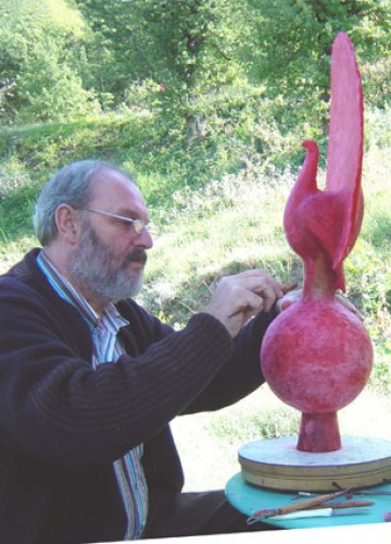 Brons sculptuur van Hans Grootswagers, Monument fun